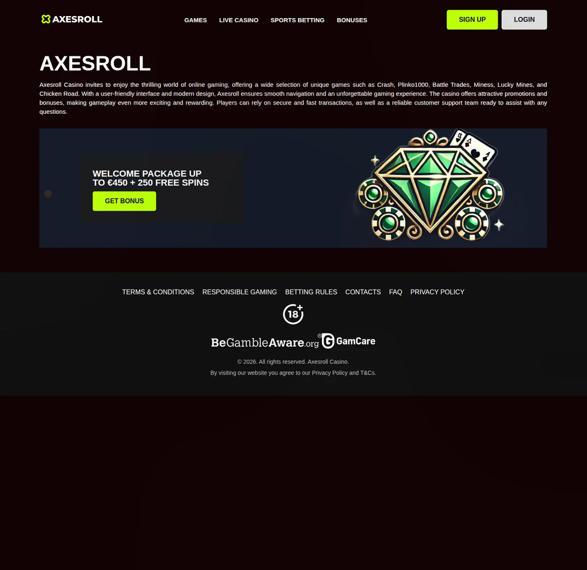 Axesroll Casino
